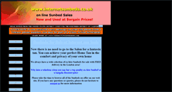 Desktop Screenshot of internetsunbeds.co.uk
